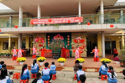 XUÂN GẮN KẾT– TẾT YÊU THƯƠNG-KHI NHỮNG TRÁI TIM CÙNG SƯỞI ẤM SÂN TRƯỜNG