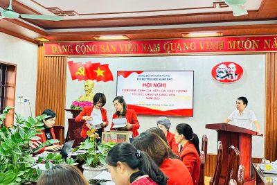 CHI BỘ TRƯỜNG TIỂU HỌC XUÂN BẮC TỔ CHỨC HỘI NGHỊ KIỂM ĐIỂM, ĐÁNH GIÁ XẾP LOẠI CHẤT LƯỢNG TỔ CHỨC ĐẢNG VÀ ĐẢNG VIÊN NĂM 2025